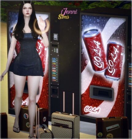 Suitcases, soda machine 3 ITEMS at Jenni Sims