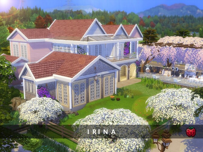 Sims 4 Irina home by melapples at TSR
