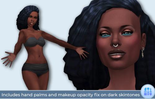 Sims 4 Skin Colors Fixer mod updated! at Frenchie Sim