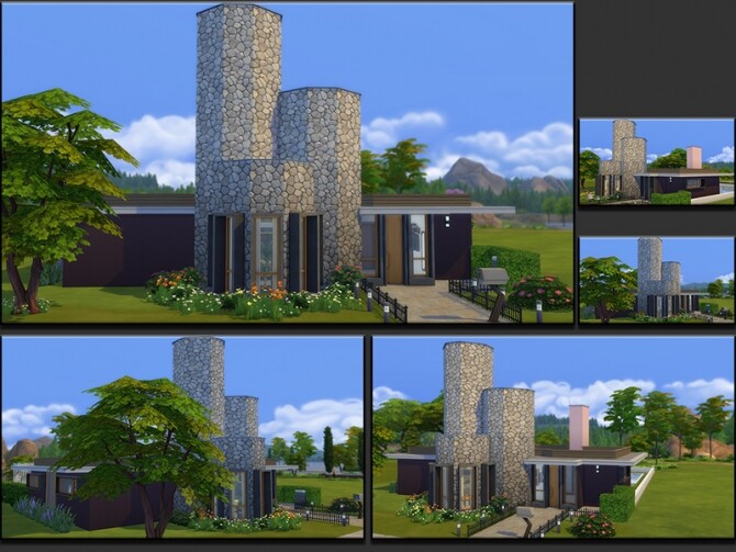 Sims 4 The Three Pillars by matomibotaki at TSR