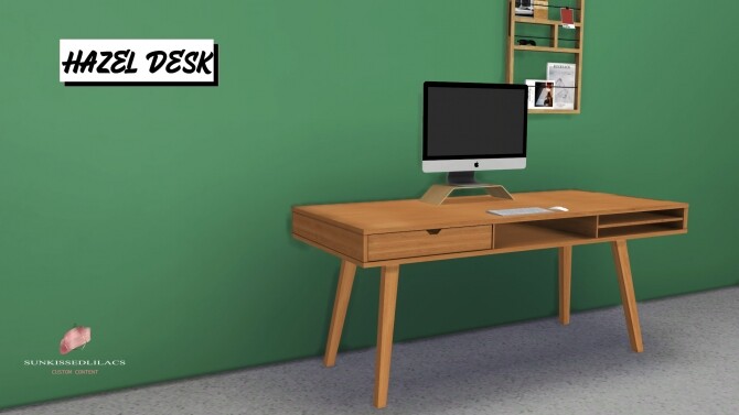 Sims 4 Hazel Desk at Sunkissedlilacs