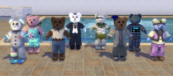 Sims 4 TS3   TS4 Stuffed Bears by JHellraiser at Mod The Sims