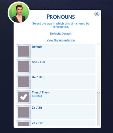 Refer Non-Binary Pronouns by NeonOcean at Mod The Sims