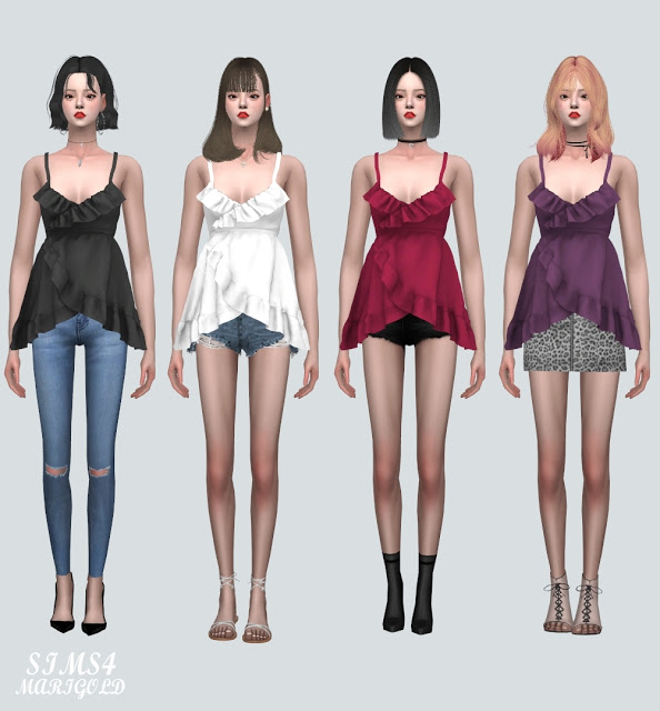 Sims 4 Tulip Bustier at Marigold