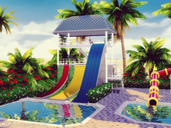 Sims 4 Waterpark by Summerr Plays at TSR