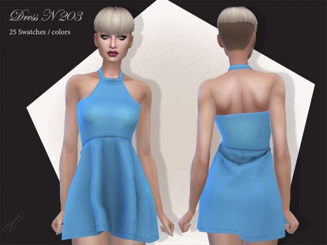 Sims 4 Dress N 203 by pizazz at TSR
