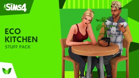 The Sims 4 Eco Kitchen Custom Stuff Pack by littledica at Mod The Sims