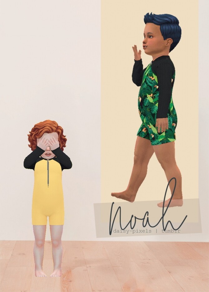 Sims 4 Noah Swimsuit at Daisy Pixels