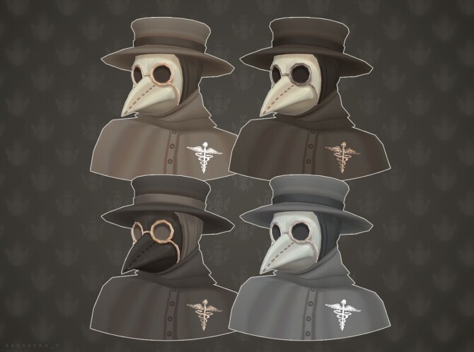 Sims 4 Medieval Plague Doctor Outfit by kennetha v at Mod The Sims