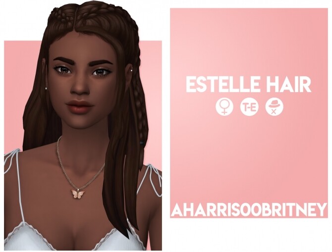 Sims 4 Estelle Hair at AHarris00Britney