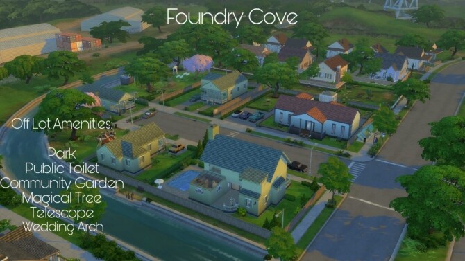 Sims 4 Willow Creek T.O.O.Led Save File BG by CommodoreLezmo at Mod The Sims