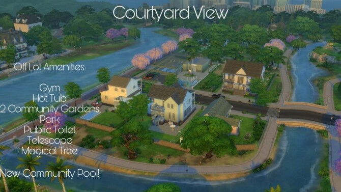 Sims 4 Willow Creek T.O.O.Led Save File BG by CommodoreLezmo at Mod The Sims