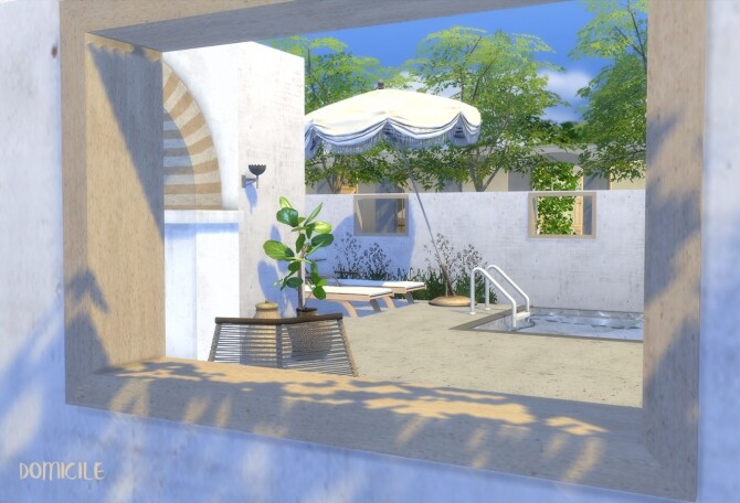 Sims 4 No. 4 moroccan european style house by CHRIS at DOMICILE HOME TS4