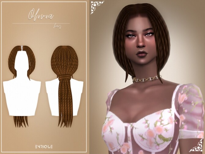 Sims 4 Olivia Hairstyle by EnriqueS4 at TSR