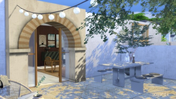 Sims 4 No. 4 moroccan european style house by CHRIS at DOMICILE HOME TS4