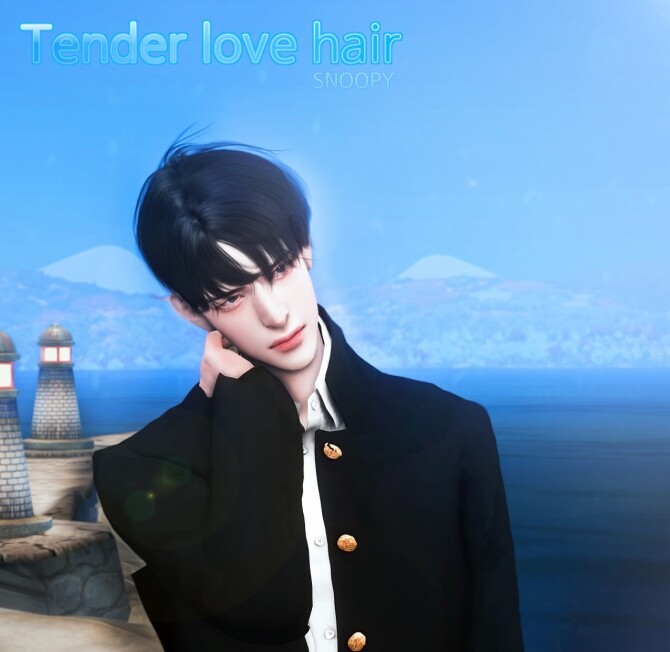 Sims 4 Tender love hair at SNOOPY