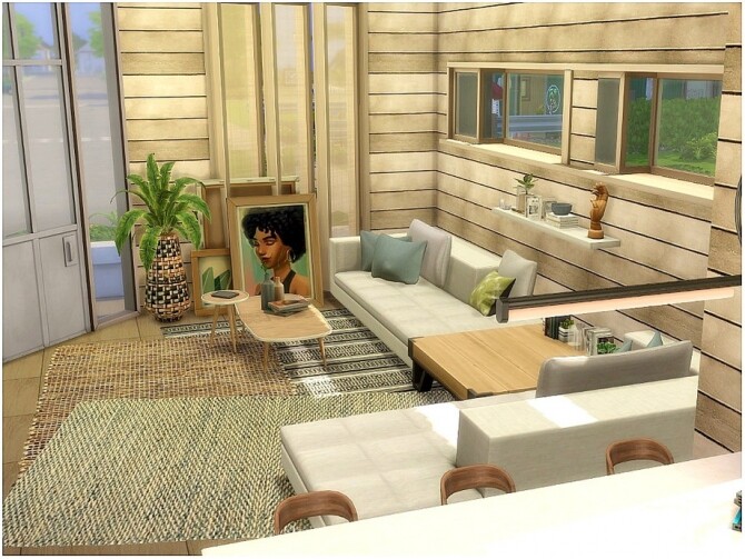 Sims 4 Corner House by lotsbymanal at TSR