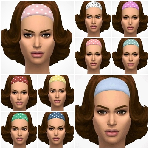 Sims 4 Peggy Bandana Hair at Birksches Sims Blog