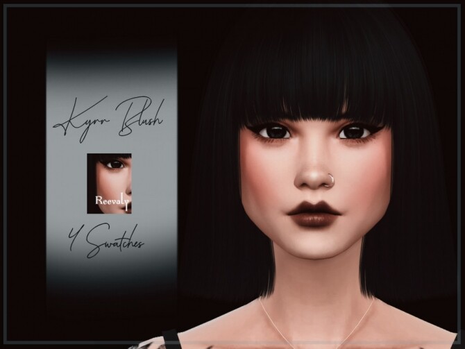 Sims 4 Kyrr Blush by Reevaly at TSR