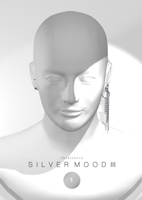 Sims 4 Silver Mood earrings 3 at Kiro