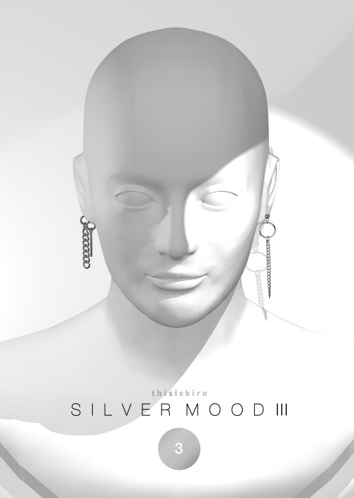 Sims 4 Silver Mood earrings 3 at Kiro