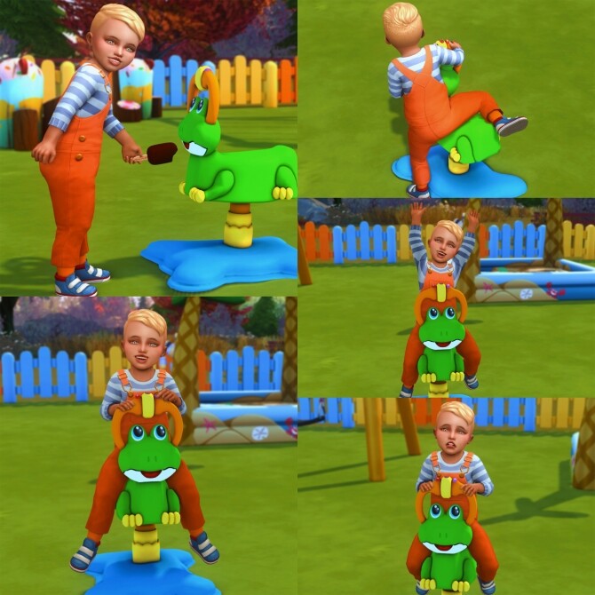 Sims 4 Bouncy Toy Poses for Toddlers at Katverse