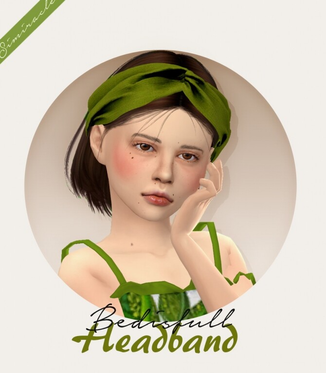 Sims 4 Bedisfull Twist Headband at Simiracle