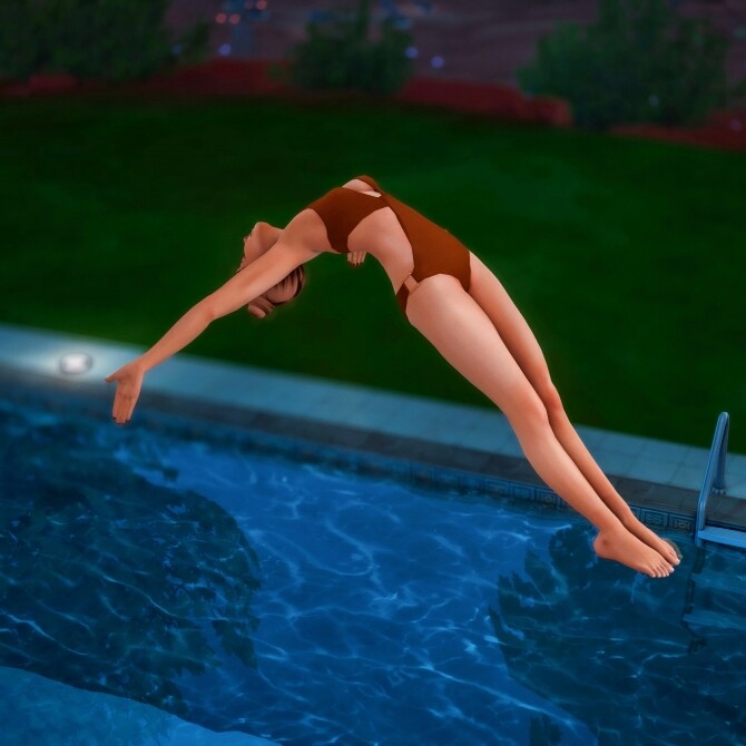 Sims 4 Diving Pose Pack at Katverse