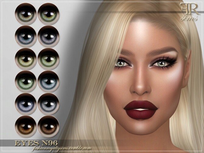 Sims 4 FRS Eyes N96 by FashionRoyaltySims at TSR