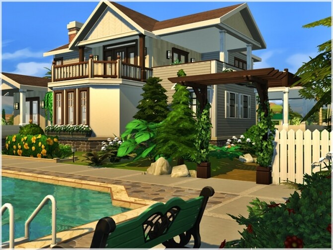 Sims 4 Samantha home by Ray Sims at TSR