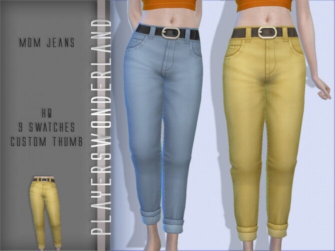 Sims 4 Mom Jeans by PlayersWonderland at TSR