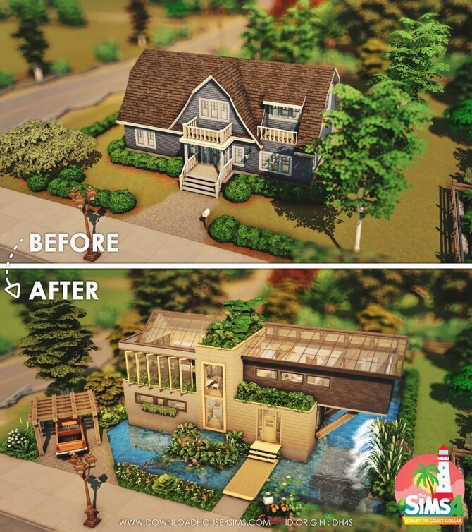 Sims 4 Old Renovated Farm at DH4S