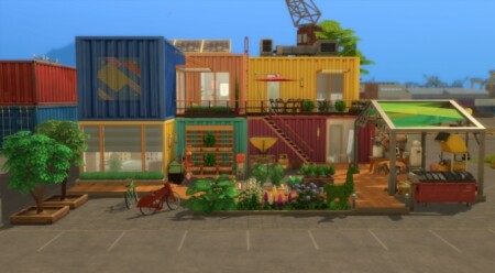 Colocation containers by Pyrenea at Sims Artists