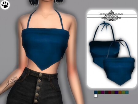 Satin Handkerchief Top by MsBeary at TSR