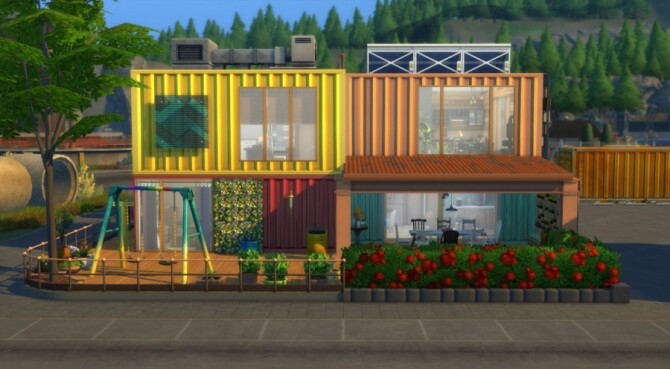 Sims 4 Colocation containers by Pyrenea at Sims Artists