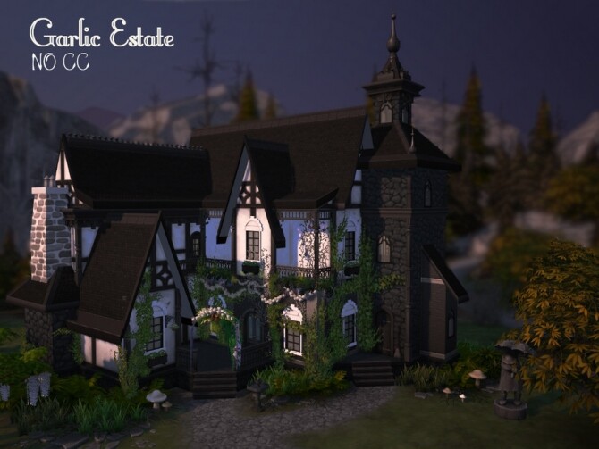 Sims 4 Garlic Estate by VirtualFairytales at TSR