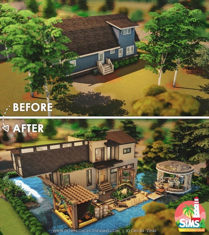 Sims 4 Old Renovated Farm at DH4S