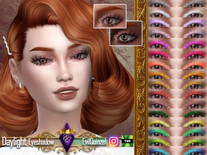 Sims 4 Daylight Eyeshadow by EvilQuinzel at TSR