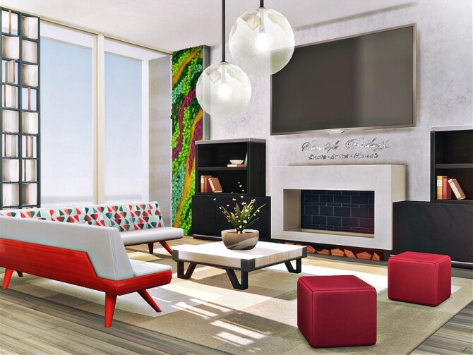 Sims 4 Sanda house by Rirann at TSR