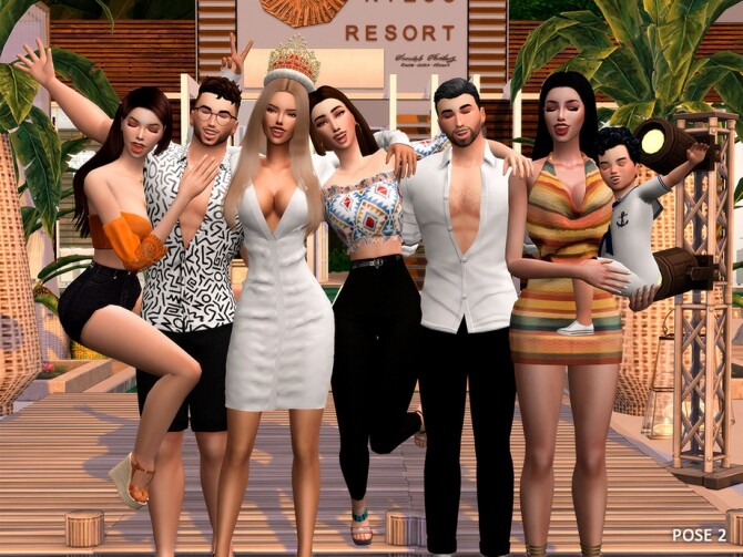 Sims 4 Friends meeting Pose Pack by Beto ae0 at TSR