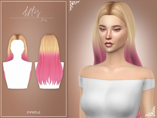 Sims 4 After Hair by EnriqueS4 at TSR