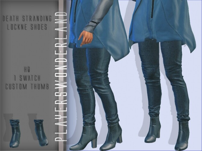 Sims 4 Death Stranding Lockne Boots by PlayersWonderland at TSR