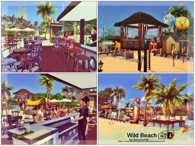 Sims 4 Wild Beach by Danuta720 at TSR