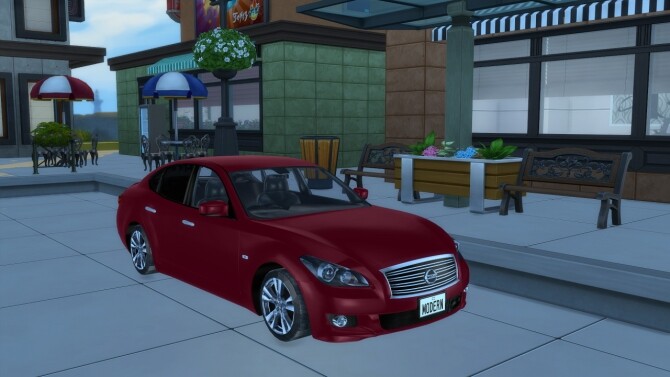Sims 4 2011 Nissan Fuga at Modern Crafter CC