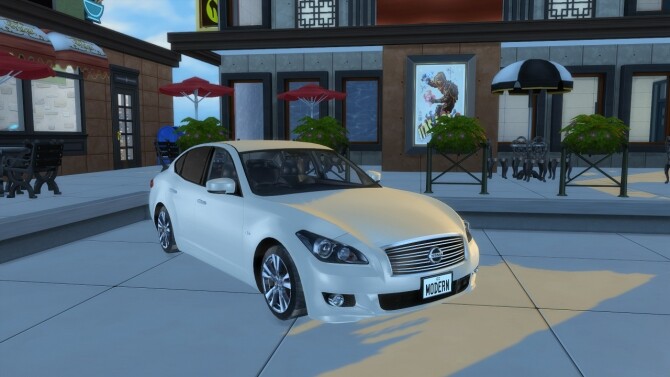 Sims 4 2011 Nissan Fuga at Modern Crafter CC
