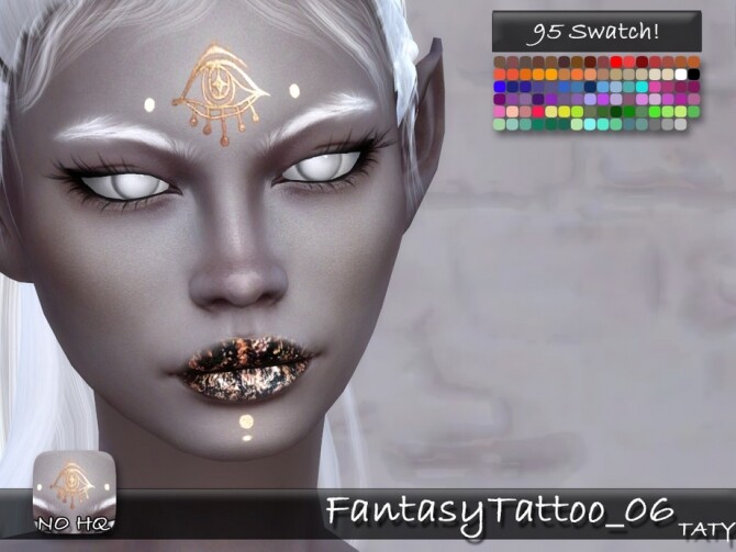 Sims 4 Fantasy Tattoo 06 by tatygagg at TSR