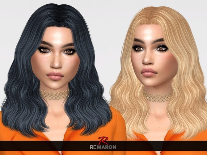 Sims 4 Trish Hair Retexture by remaron at TSR