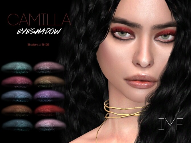 Sims 4 IMF Camilla Eyeshadow N.158 by IzzieMcFire at TSR