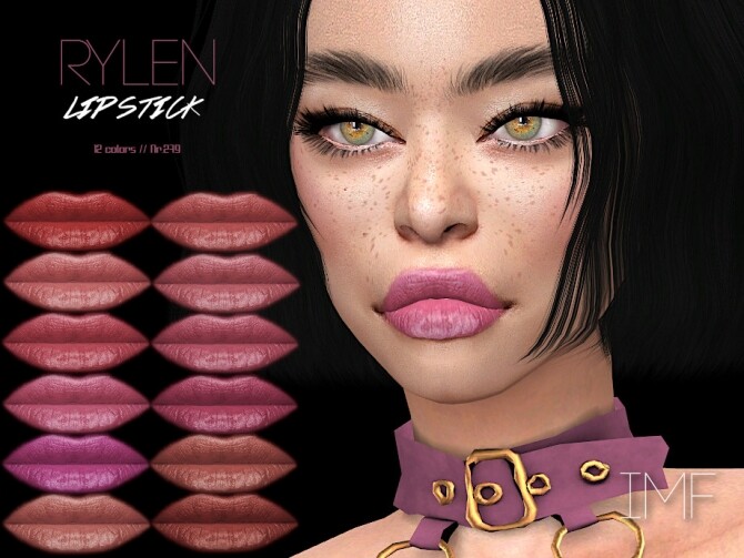 Sims 4 IMF Rylen Lipstick N.279 by IzzieMcFire at TSR