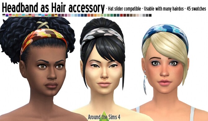 Sims 4 Headband by Sandy at Around the Sims 4